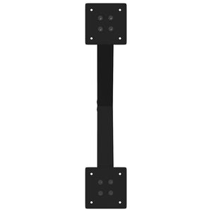 Couchtischbeine X-Form, 50cm, Schwarz, 2er Set