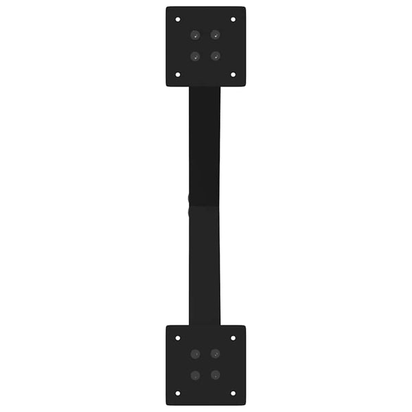 Couchtischbeine X-Form, 50cm, Schwarz, 2er Set