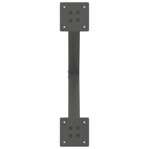 Couchtischbeine X-Form, Anthrazit, 2er Set