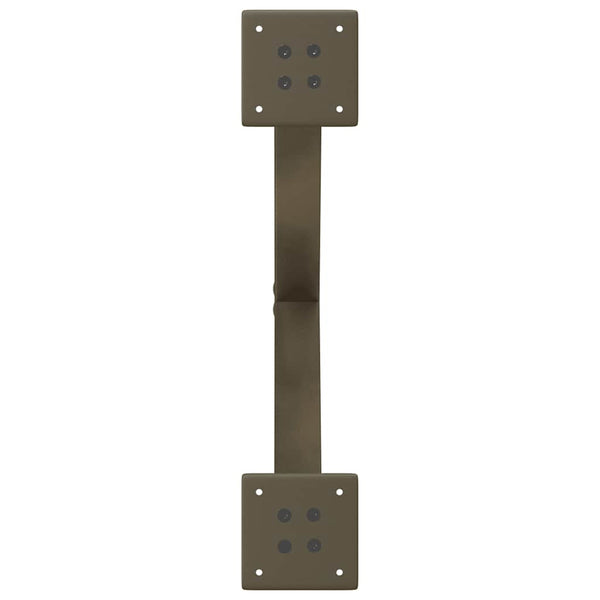 Couchtischbeine X-Form Naturstahl 50cm, 2er-Set