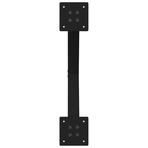 Couchtischbeine X-Form Schwarz Stahl