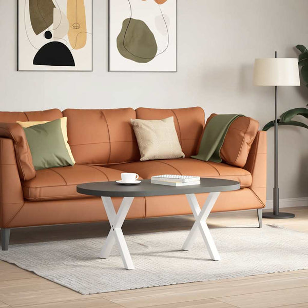 Weiße Couchtischbeine X-Form, 2er Set