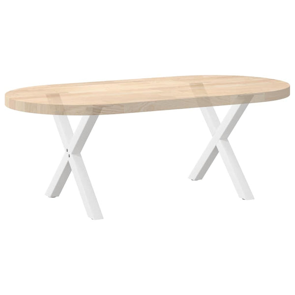 Weiße Couchtischbeine X-Form, 2er Set