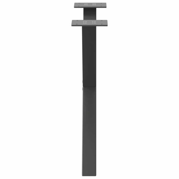 Couchtischbeine X-Form Anthrazit, 2er-Set