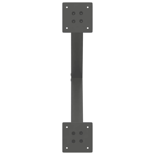 Couchtischbeine X-Form Anthrazit, 2er-Set