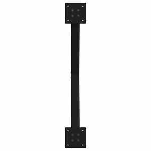 Couchtischbeine X-Form, Schwarz, 70 cm, 2er-Set