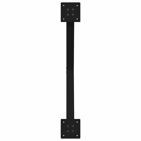 Couchtischbeine X-Form, Schwarz, 70 cm, 2er-Set