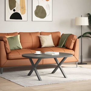 Couchtischbeine X-Form Anthrazit, 2er Set