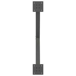 Couchtischbeine X-Form Anthrazit, 2er Set