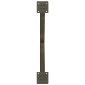 Couchtischbeine X-Form Stahl Natur 70cm, 2er-Set