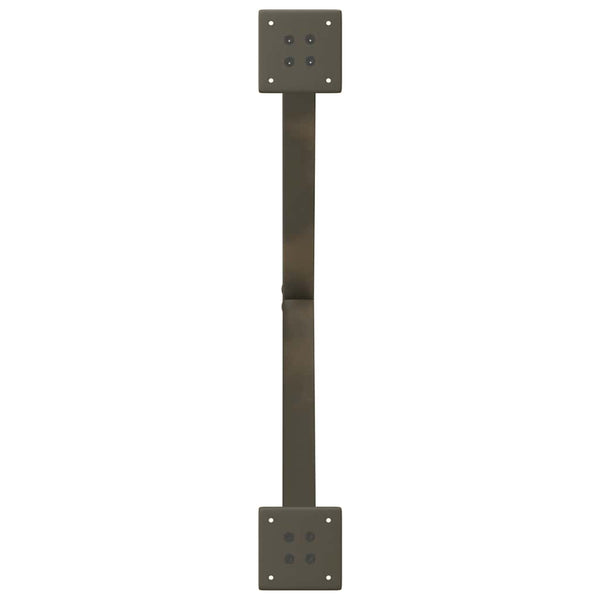 Couchtischbeine X-Form Stahl Natur 70cm, 2er-Set