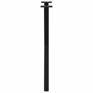 Esstischbeine X-Form Schwarz, 2er Set