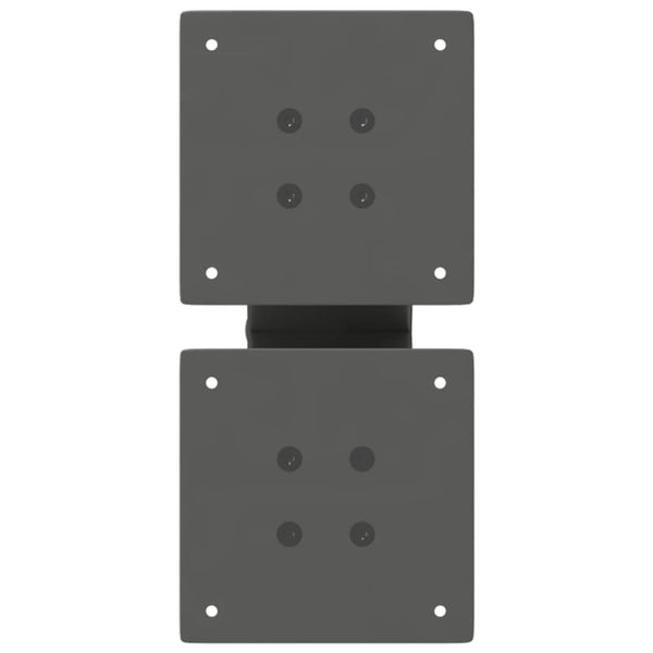 Couchtischbeine X-Form, Anthrazit, 2er Set