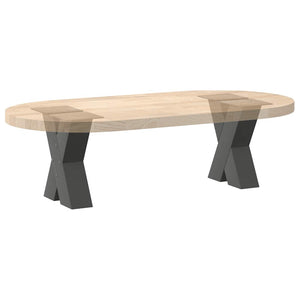 Couchtischbeine X-Form, Anthrazit, 2er Set