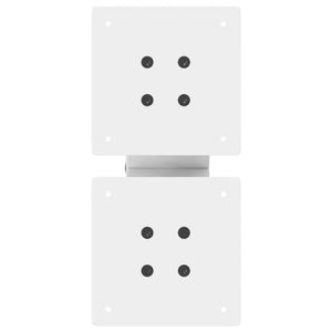 Couchtischbeine X-Form Weiß, 2er Set