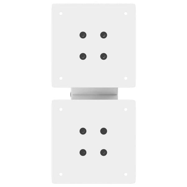 Couchtischbeine X-Form Weiß, 2er Set