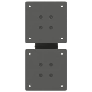 Couchtischbeine X-Form Anthrazit, 2er Set