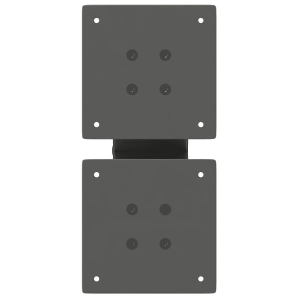Couchtischbeine X-Form Anthrazit, 2er Set