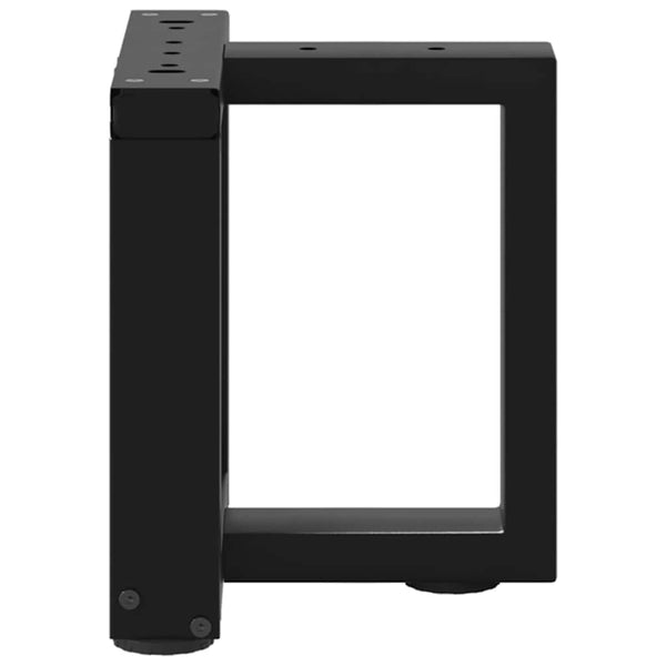 Schwarze T-Form Couchtischbeine, 2er Set