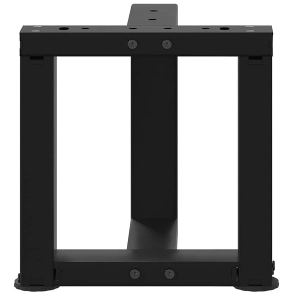 Schwarze T-Form Couchtischbeine, 2er Set