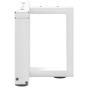 Couchtischbeine T-Form, Weiß, 2er Set