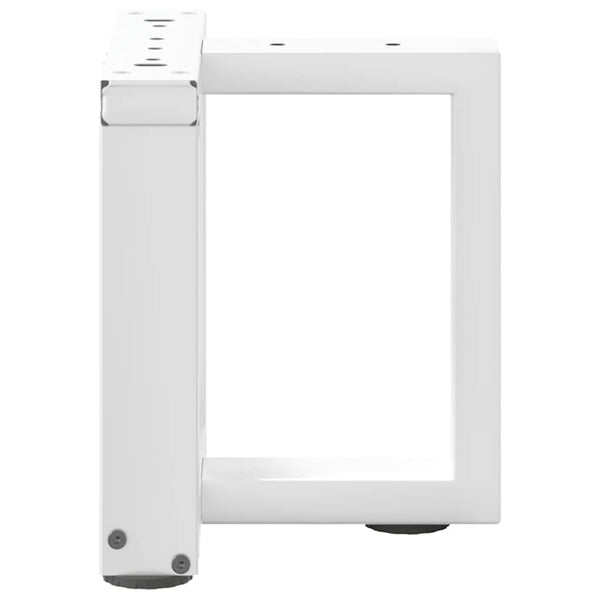 Couchtischbeine T-Form, Weiß, 2er Set