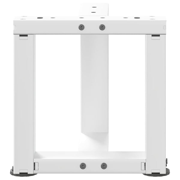 Couchtischbeine T-Form, Weiß, 2er Set