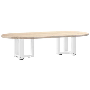 Couchtischbeine T-Form, Weiß, 2er Set