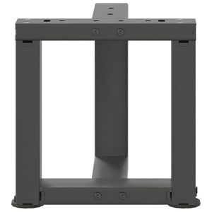 Couchtischbeine T-Form Anthrazit, 2er Set