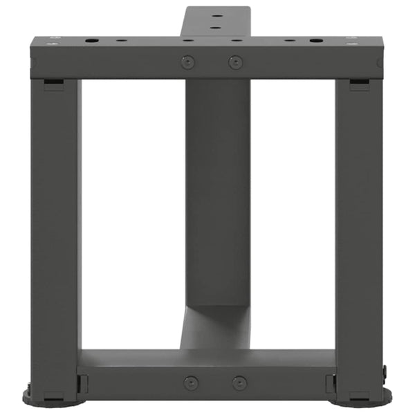 Couchtischbeine T-Form Anthrazit, 2er Set