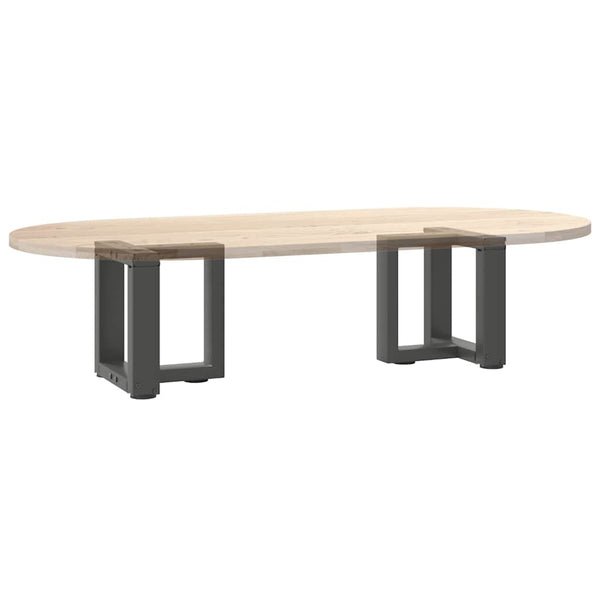 Couchtischbeine T-Form Anthrazit, 2er Set