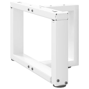 Weiße Couchtischbeine T-Form, 2er Set