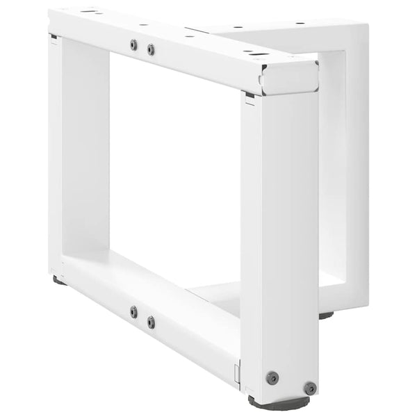 Weiße Couchtischbeine T-Form, 2er Set