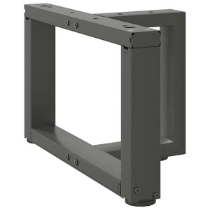 Couchtischbeine T-Form Anthrazit, 2er-Set