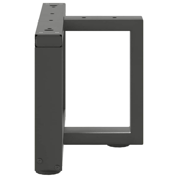 Couchtischbeine T-Form Anthrazit, 2er-Set