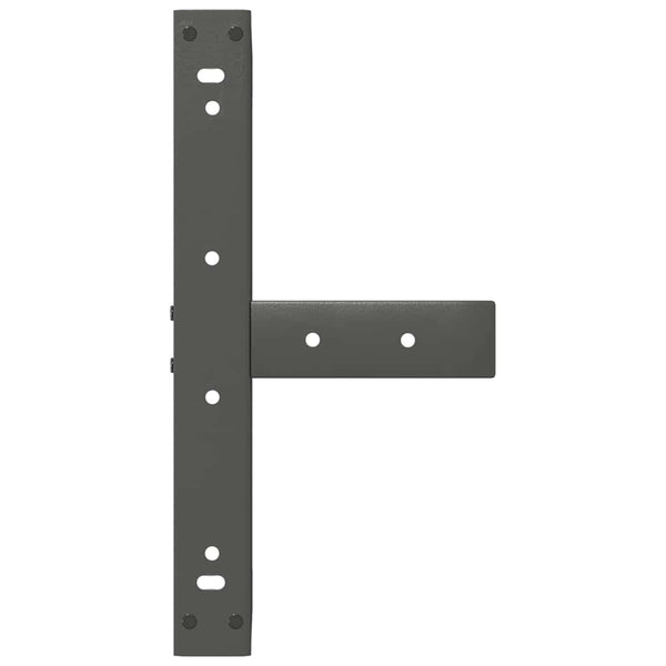 Couchtischbeine T-Form Anthrazit, 2er-Set