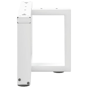 Weiße Couchtischbeine T-Form, 2er Set
