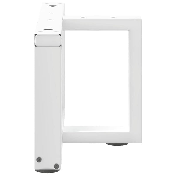 Weiße Couchtischbeine T-Form, 2er Set