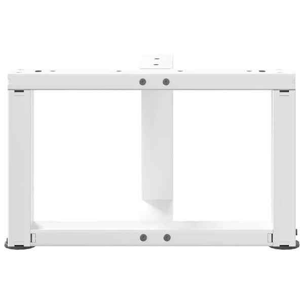 Weiße Couchtischbeine T-Form, 2er Set