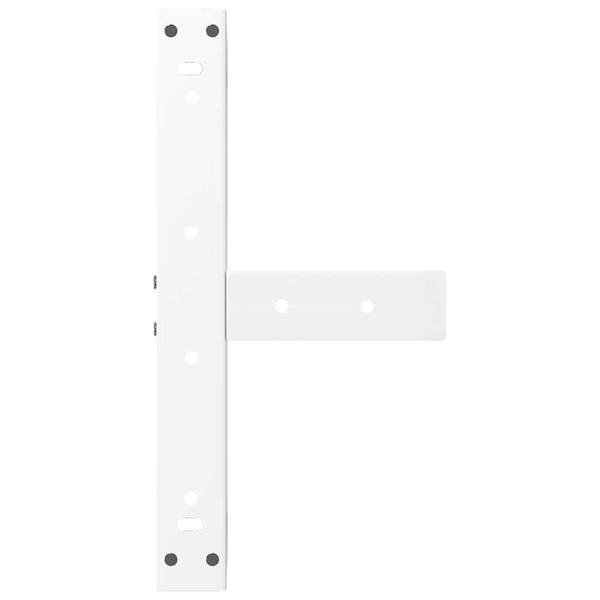 Weiße Couchtischbeine T-Form, 2er Set