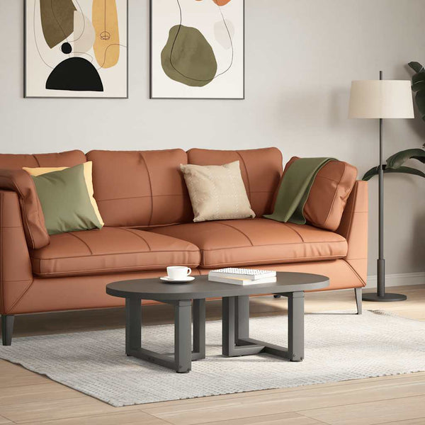 Couchtischbeine T-Form Anthrazit, 2er-Set