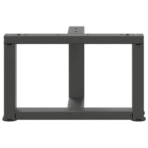 Couchtischbeine T-Form Anthrazit, 2er-Set