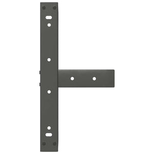 Couchtischbeine T-Form Anthrazit, 2er-Set