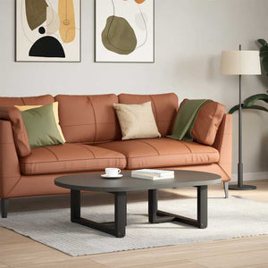 Couchtischbeine T-Form, Schwarz, 2er-Set