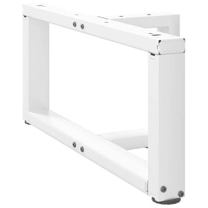 Couchtischbeine T-Form, Weiß, 2er-Set