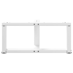 Couchtischbeine T-Form, Weiß, 2er-Set