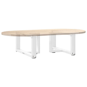 Couchtischbeine T-Form, Weiß, 2er-Set