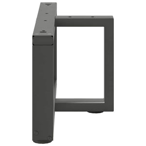 Couchtischbeine T-Form Anthrazit, 2er-Set