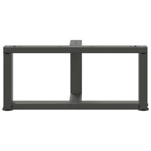 Couchtischbeine T-Form Anthrazit, 2er-Set