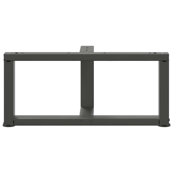 Couchtischbeine T-Form Anthrazit, 2er-Set